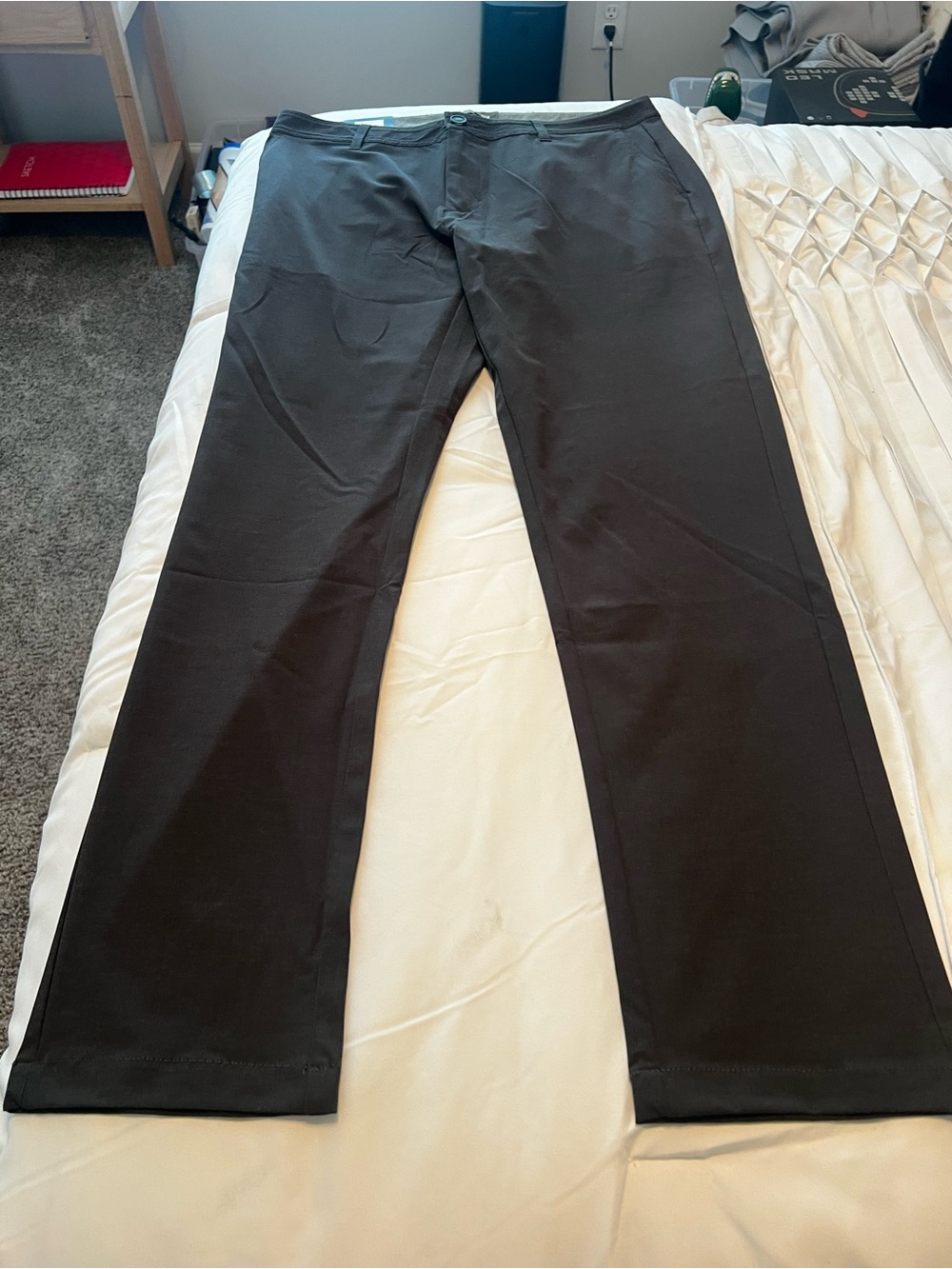 Linksoul Boardwalker Black Straight-Leg Chino
